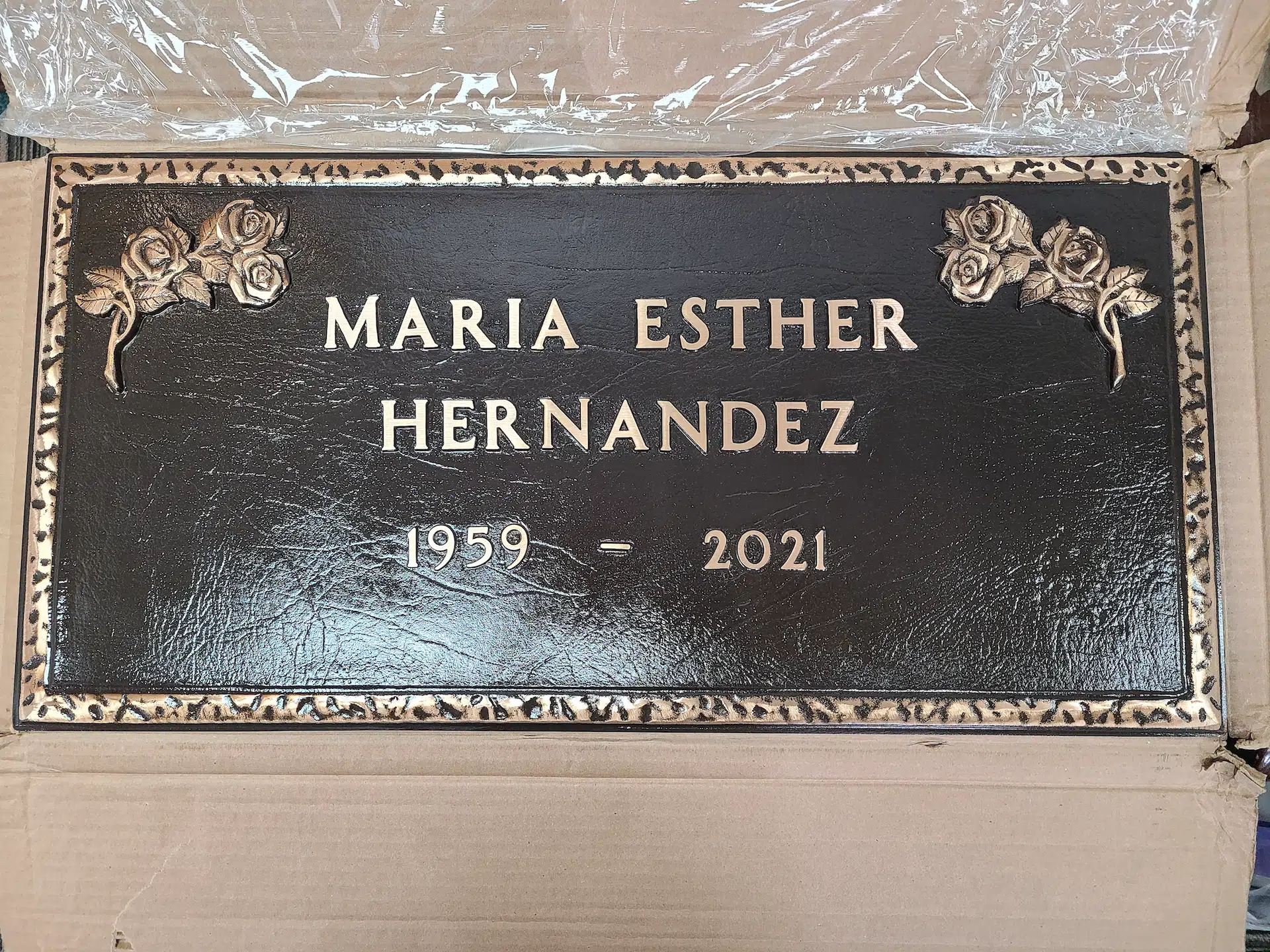 Bronze Memorial Plaque hand-carved by NJ Memorial Plaques in NJ — image 8